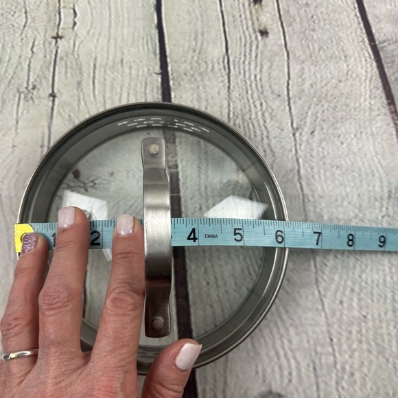 Caphalon‎ Lid Glass &S.Steel Replacement Strainer Vent 5.5” - Picture 6 of 10